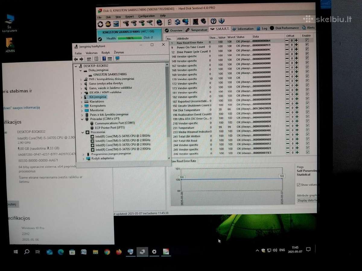 Lenovo Edge72 Small W10/11 + - LCD ir yra dovanu - nuotraukos Nr. 4