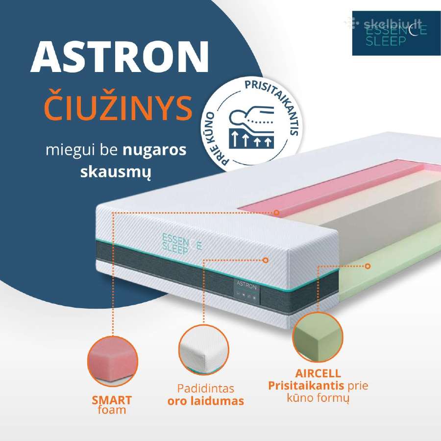Mlily čiužiniai iš ateities - Super kainomis! - nuotraukos Nr. 9