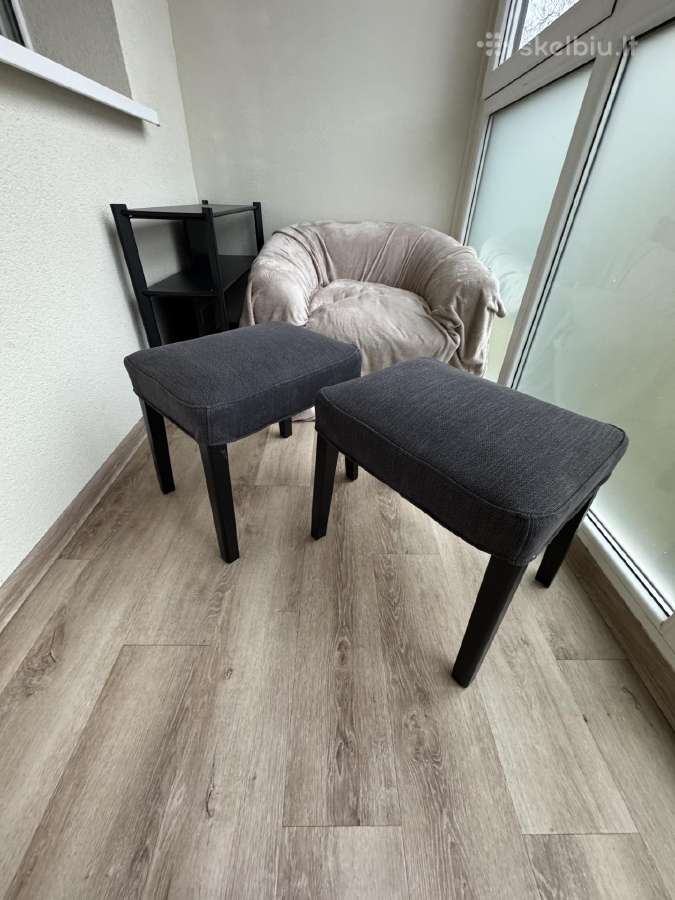 Dvi taburetės su minkšta dalimi Sakarias - nuotraukos Nr. 2