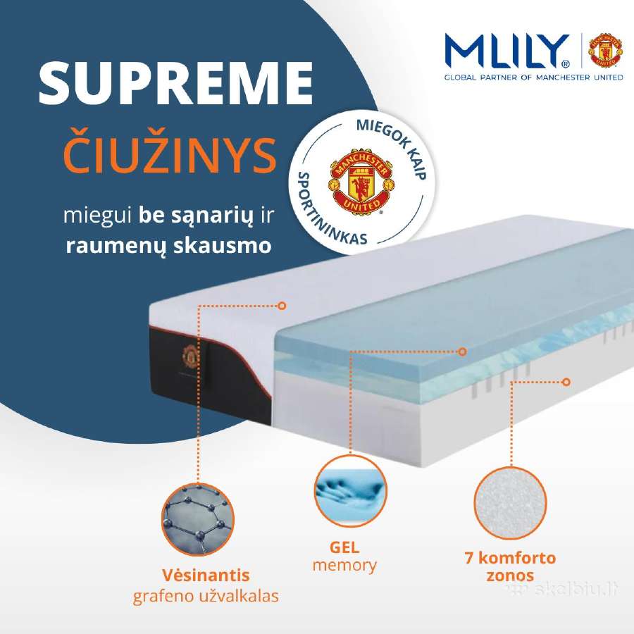 Mlily čiužiniai iš ateities - Super kainomis! - nuotraukos Nr. 8