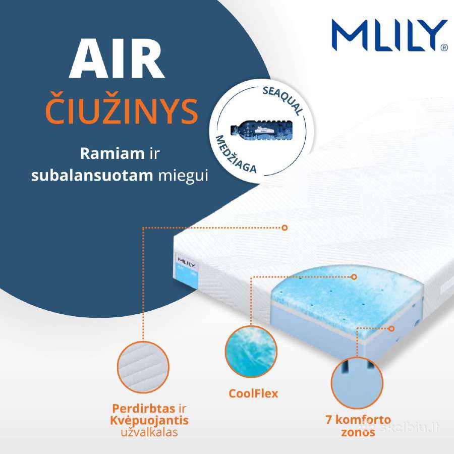 Mlily čiužiniai iš ateities - Super kainomis! - nuotraukos Nr. 5