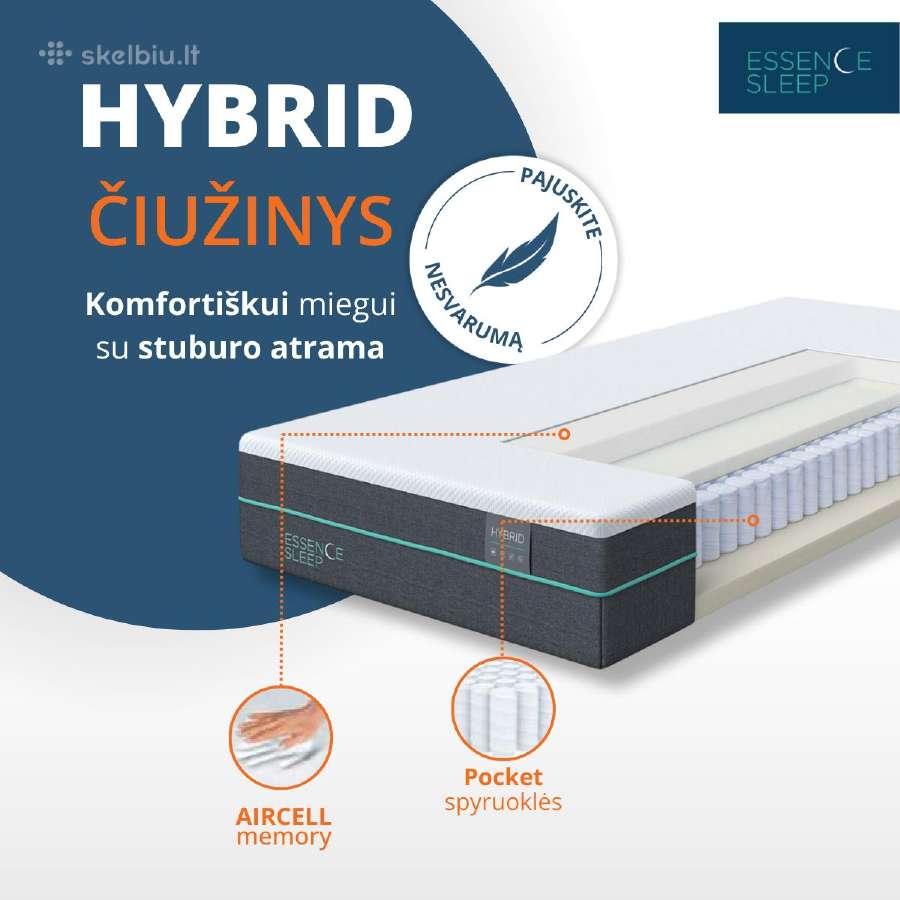 Mlily čiužiniai iš ateities - Super kainomis! - nuotraukos Nr. 7