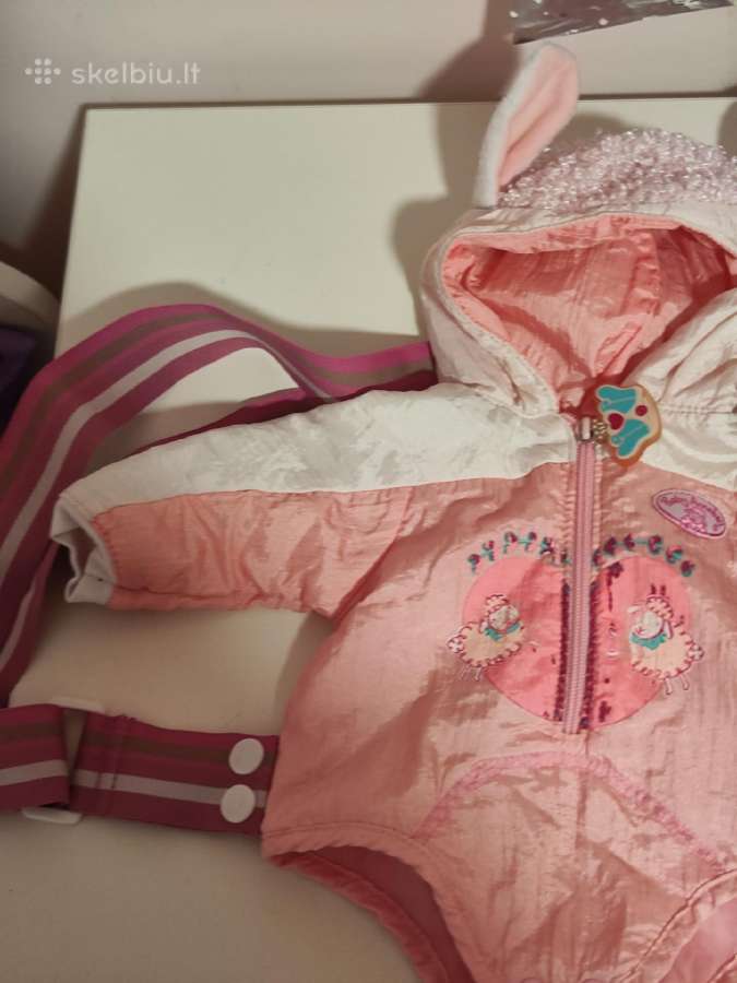 Originalus baby born lelei komplektukas , nesiokle
