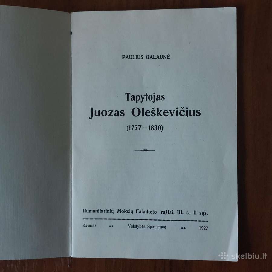 Paulius Galaunė - tapytojas Juozas Oleškevičius - nuotraukos Nr. 2
