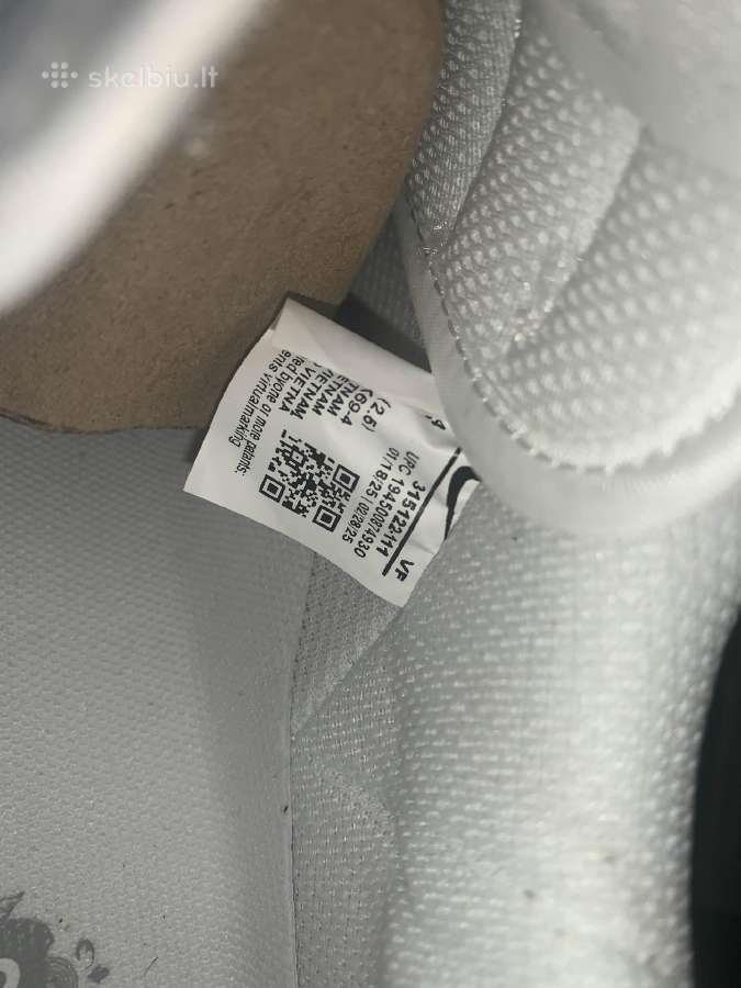 Nike Airforce 1 Balti - nuotraukos Nr. 4