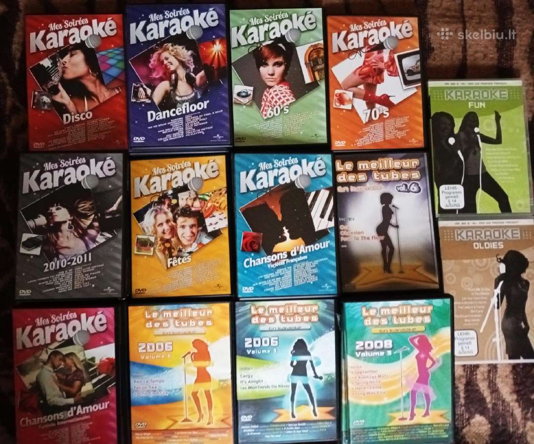 Dvd muzikiniai+karaoke