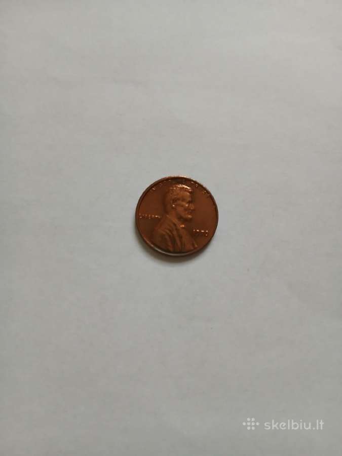 JAV 1970 Lincoln centas