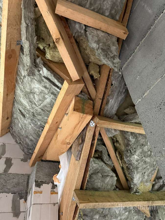 Stogų šiltinimas mineraline, biria vata - nuotraukos Nr. 38