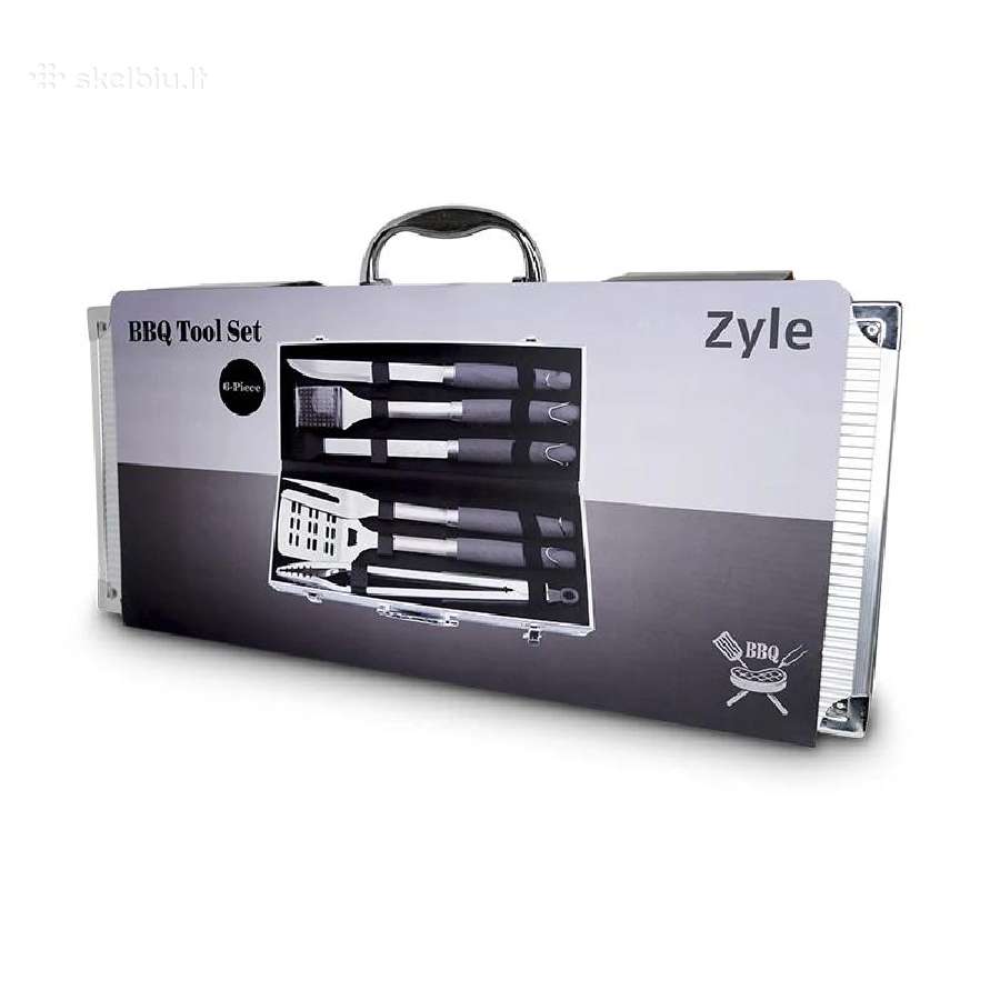 Zyle Bbq Tool Set grilio įrankių rinkinys lagamine