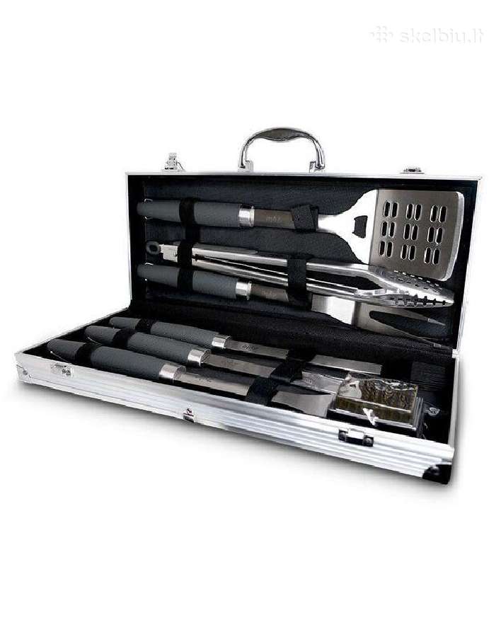 Zyle Bbq Tool Set grilio įrankių rinkinys lagamine - nuotraukos Nr. 2