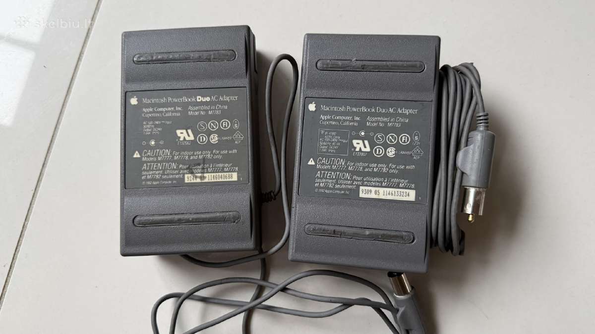 Macintosh Powerbook Duo Ac Adapter M7783 - nuotraukos Nr. 3