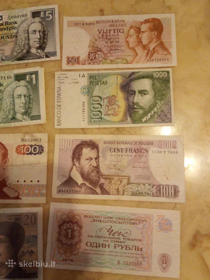 Įvairūs Banknotai - nuotraukos Nr. 2