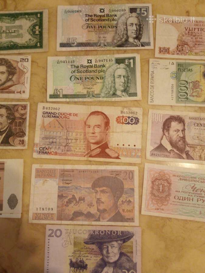Įvairūs Banknotai - nuotraukos Nr. 4