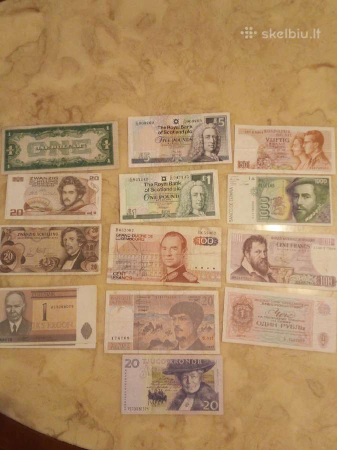 Įvairūs Banknotai