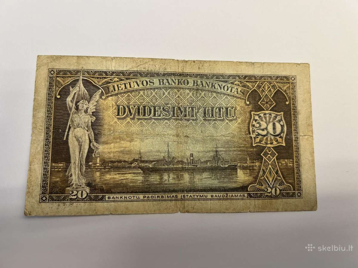 20 Litų 1930 m. stovis foto - nuotraukos Nr. 2