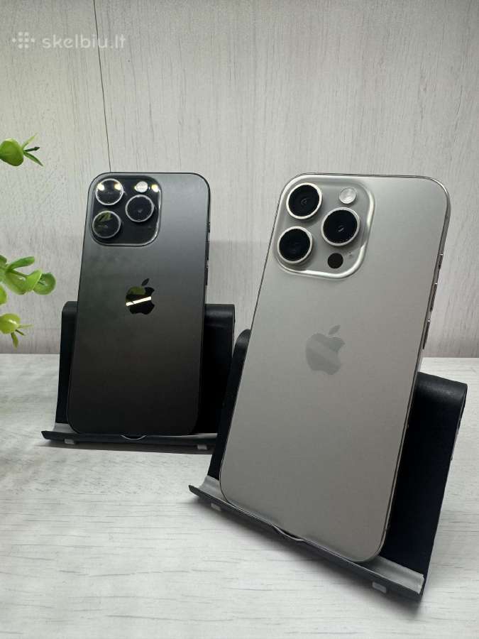 15 pro 128-256gb 100% baterija +garantija!