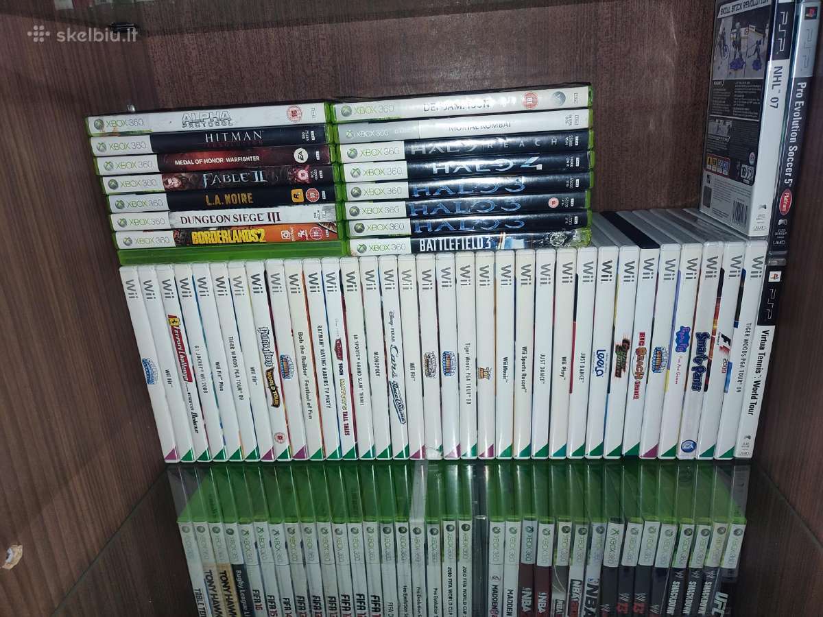 Switch, Wii, Nes, N64, Game Cube zaidimai.