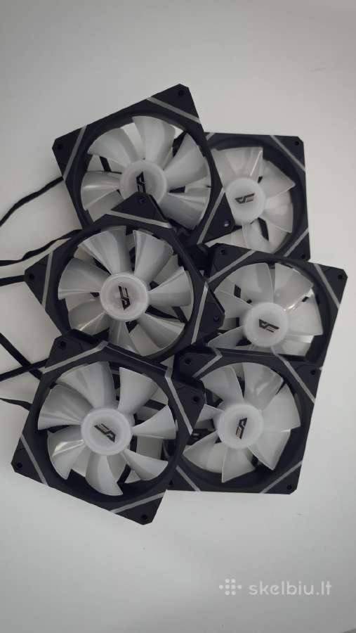 Nauji 6vnt Argb Case Fans