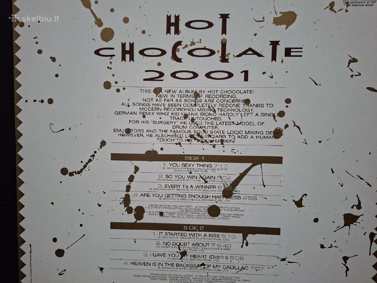Hot Chocolate 1987 “2001 - nuotraukos Nr. 2