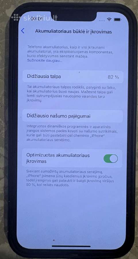 iPhone 13 128gb Midnight - nuotraukos Nr. 4