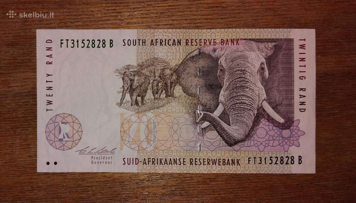 Pietų Afrikos 20 rand banknotas