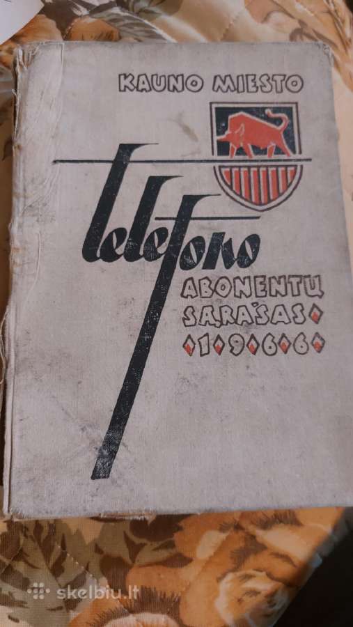 Kauno telefonu knyga 1966