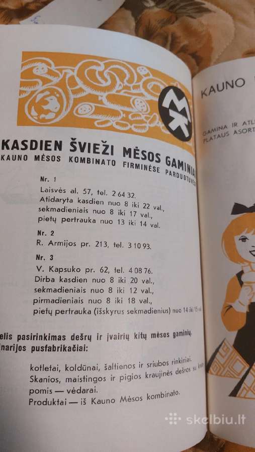 Kauno telefonu knyga 1966 - nuotraukos Nr. 5