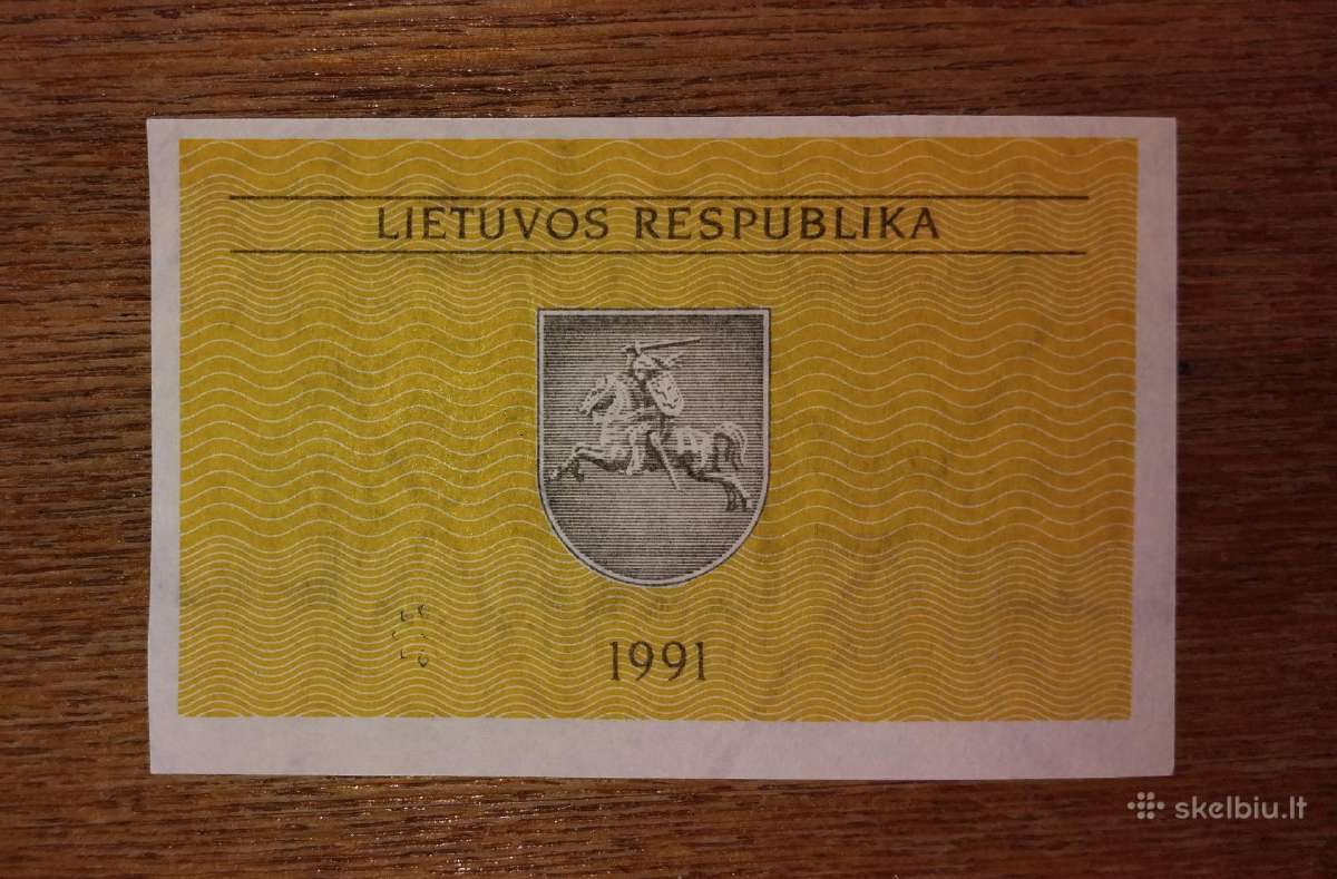 Lietuvos 0,20 talono banknotas - nuotraukos Nr. 2