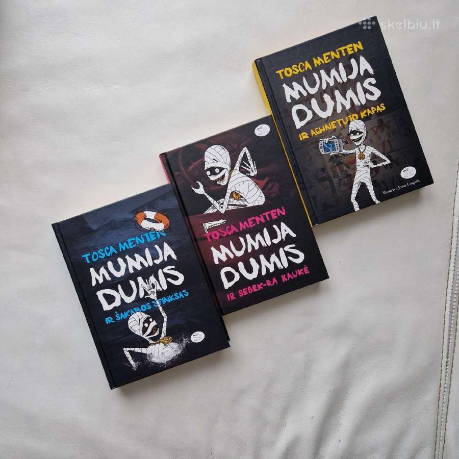 Mumija Dumis 1-3 dalys. Naujų knygų komplektas