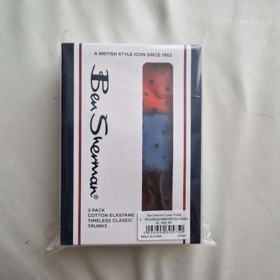 Ben Sherman bokseriukai S dydžio