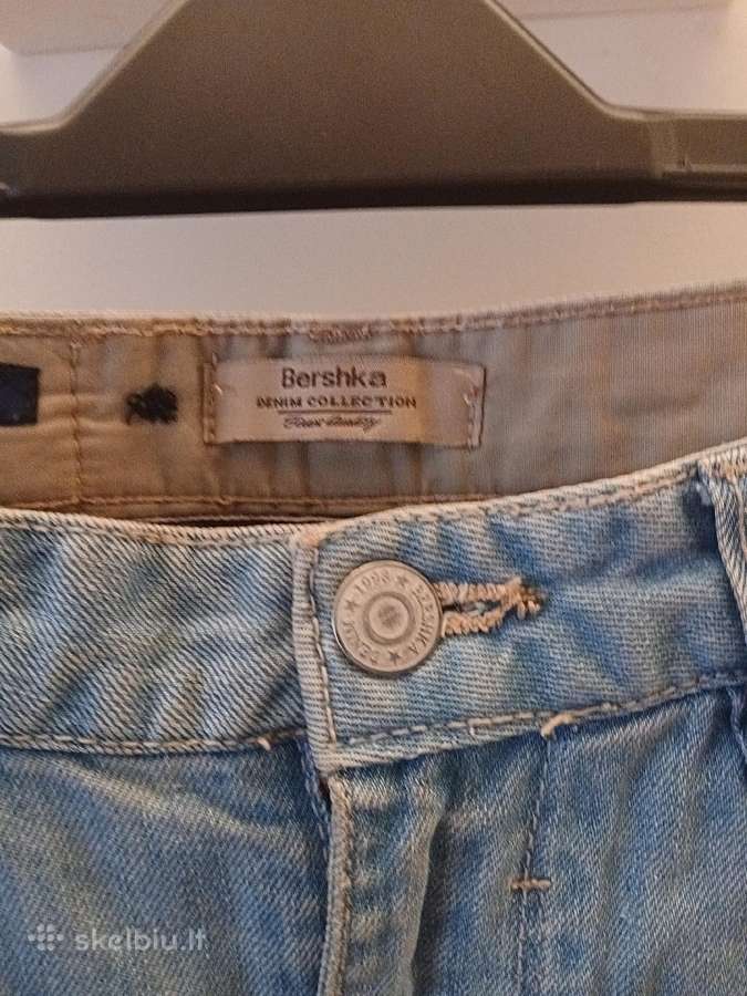 Bershka „Denim Collection“ Slim vyriški džinsai - nuotraukos Nr. 2