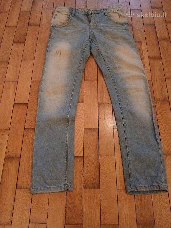 Bershka „Denim Collection“ Slim vyriški džinsai - nuotraukos Nr. 10