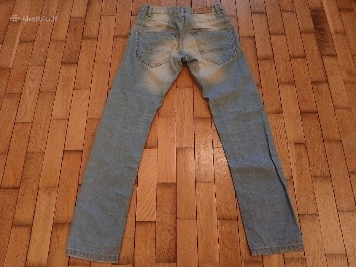 Bershka „Denim Collection“ Slim vyriški džinsai - nuotraukos Nr. 12