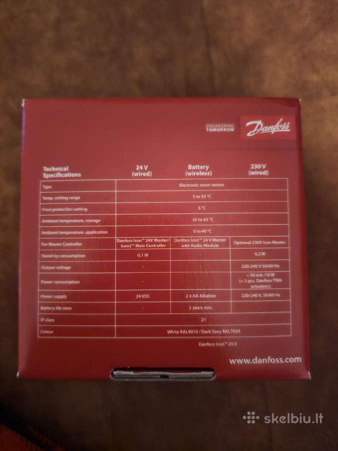 Termostato valdymas Danfoss Icon2 24v naujas - nuotraukos Nr. 4