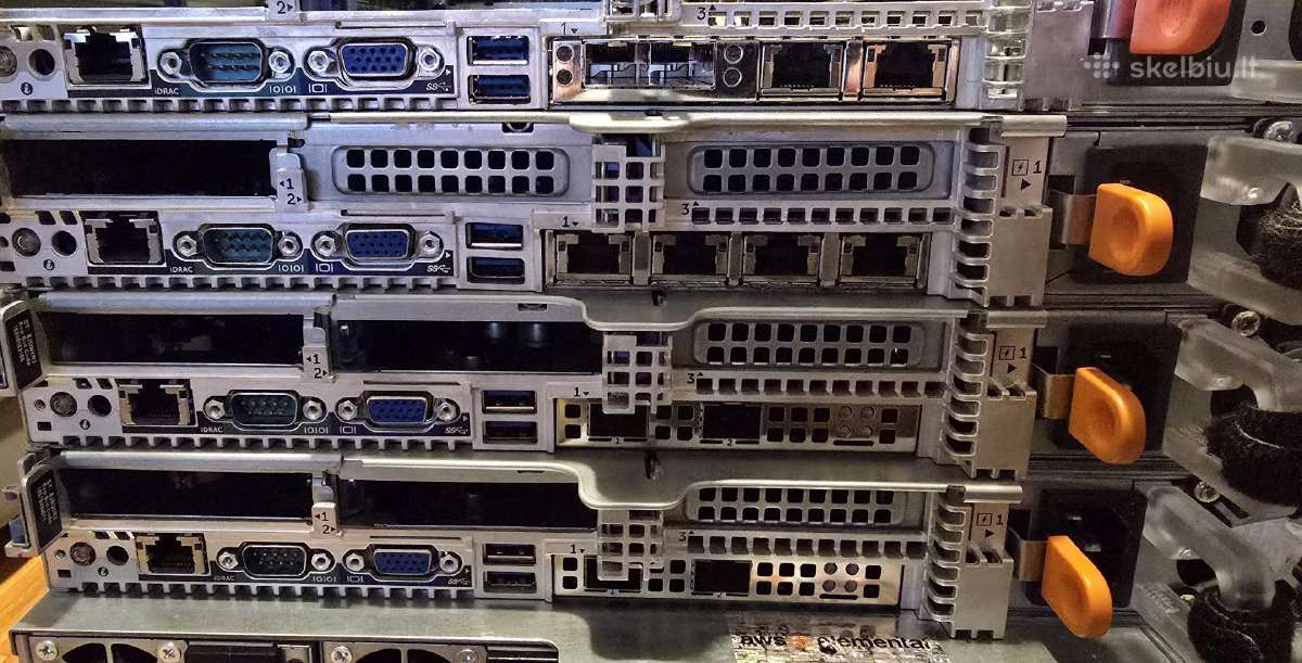 Dell R640 2x Intel Xeon Silver Gold ar Platinum - nuotraukos Nr. 2