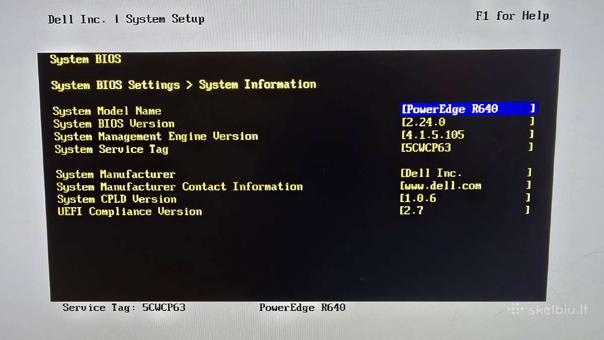 Dell R640 2x Intel Xeon Silver Gold ar Platinum - nuotraukos Nr. 13