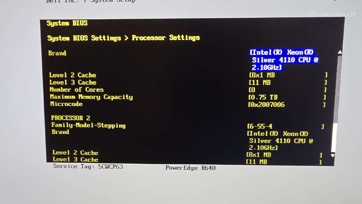 Dell R640 2x Intel Xeon Silver Gold ar Platinum - nuotraukos Nr. 15