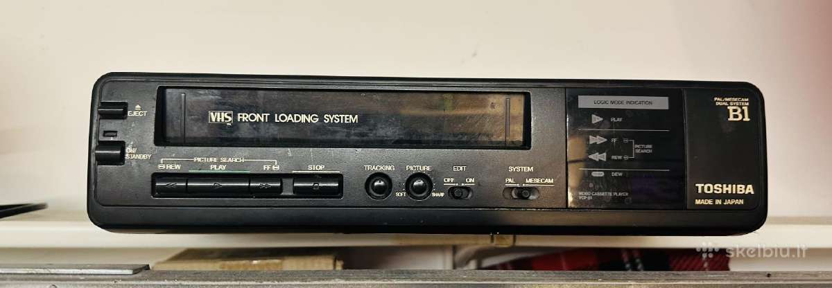 Toshiba Vcp-b1“ (arba Vcp-b1cz) Vhs vaizda