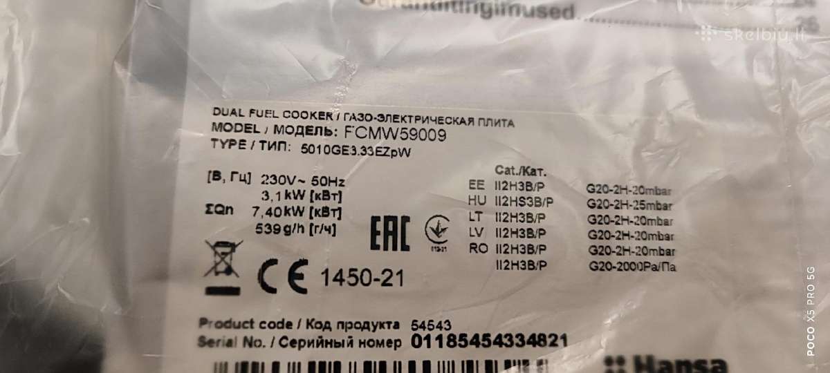 Aeg Ccb56481bm 50cm Indesit 50cm Beko 60cm - nuotraukos Nr. 3