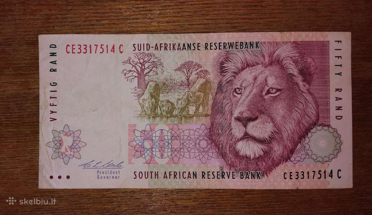 Pietų Afrikos 50 rand banknotas
