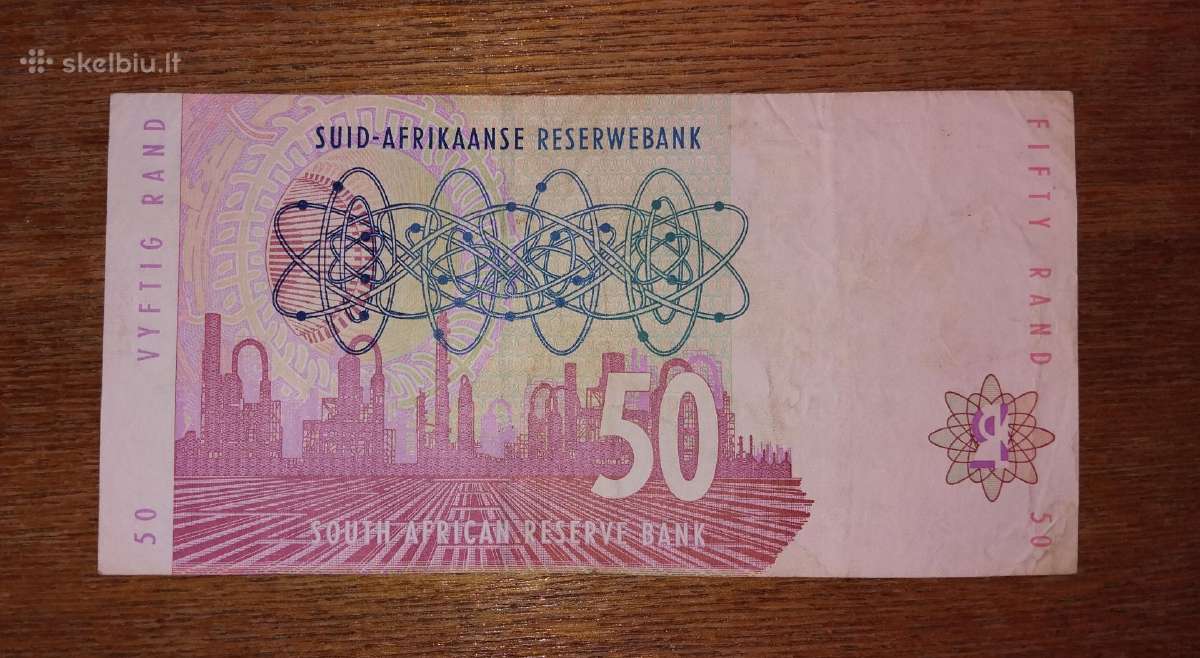 Pietų Afrikos 50 rand banknotas - nuotraukos Nr. 2