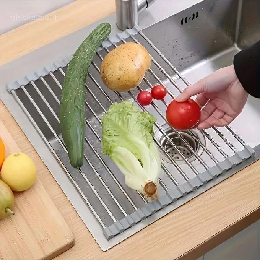 Nerūdijančio plieno indų dziovinimo rėmelis
