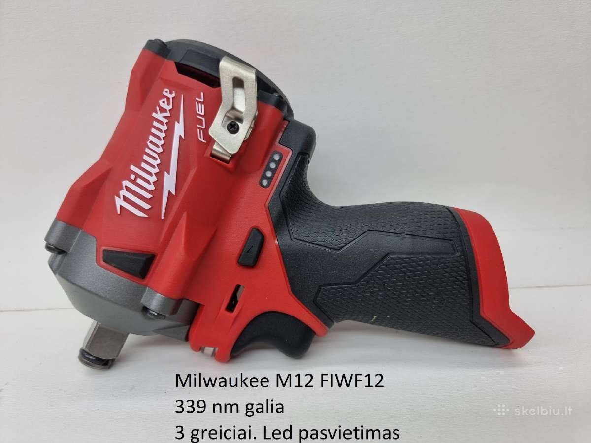 M18 Fiw2f38- 339 nm galia 3/8 perdavimas. kaina 15 - nuotraukos Nr. 19