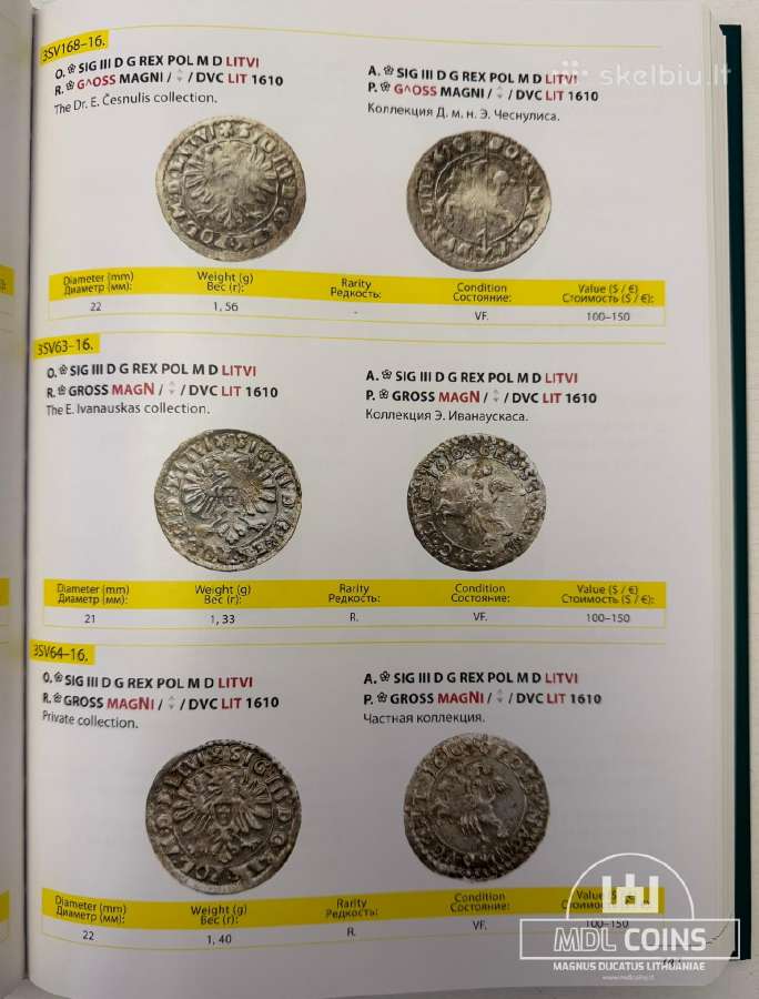 "Coins And Bars Of Lithuania 1236-2012" - II dalis - nuotraukos Nr. 4