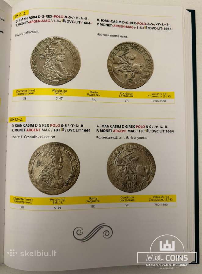 "Coins And Bars Of Lithuania 1236-2012" - II dalis - nuotraukos Nr. 6