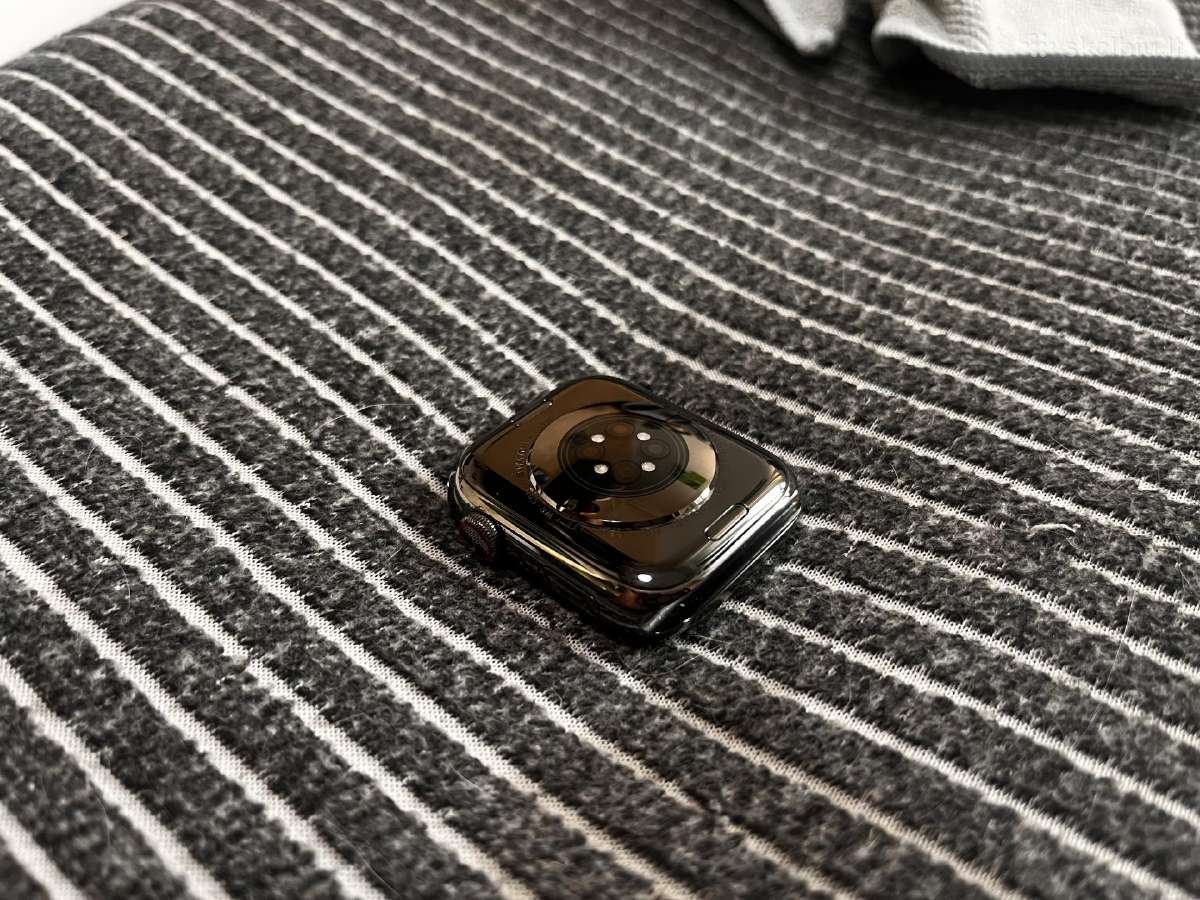 Apple Watch 8 45mm Stainless Steel Graphite esim - nuotraukos Nr. 9