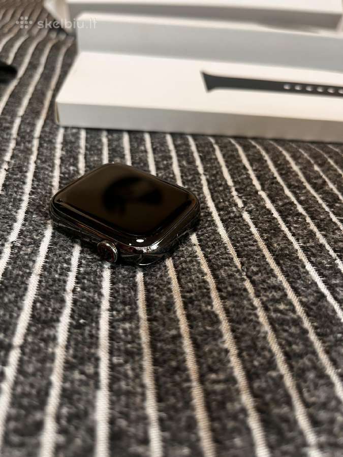 Apple Watch 8 45mm Stainless Steel Graphite esim - nuotraukos Nr. 10
