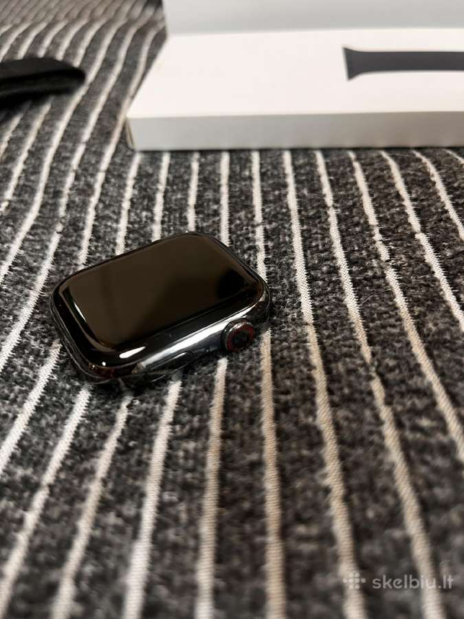 Apple Watch 8 45mm Stainless Steel Graphite esim - nuotraukos Nr. 11