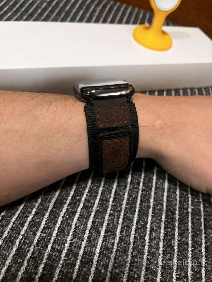Apple Watch 8 45mm Stainless Steel Graphite esim - nuotraukos Nr. 17
