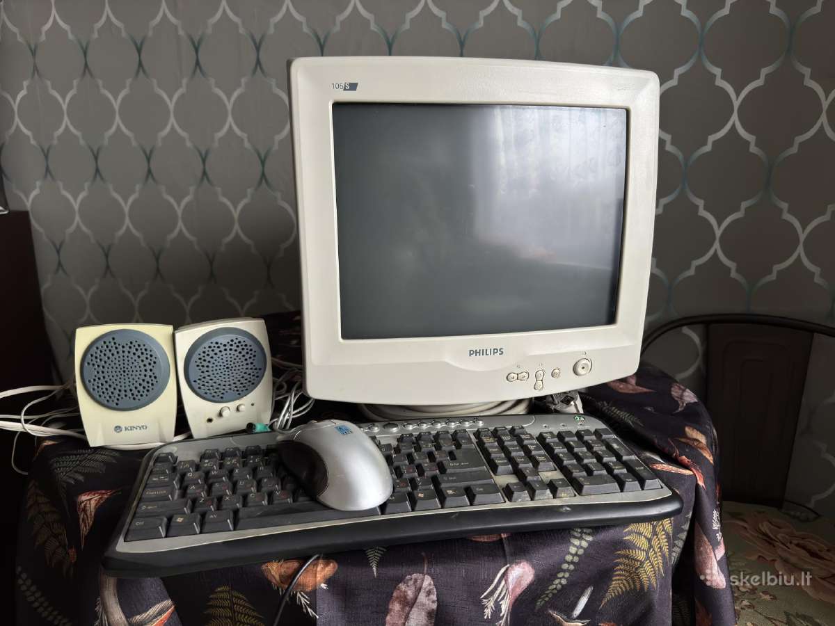 Retro kompiuteris su monitoriumi - nuotraukos Nr. 6
